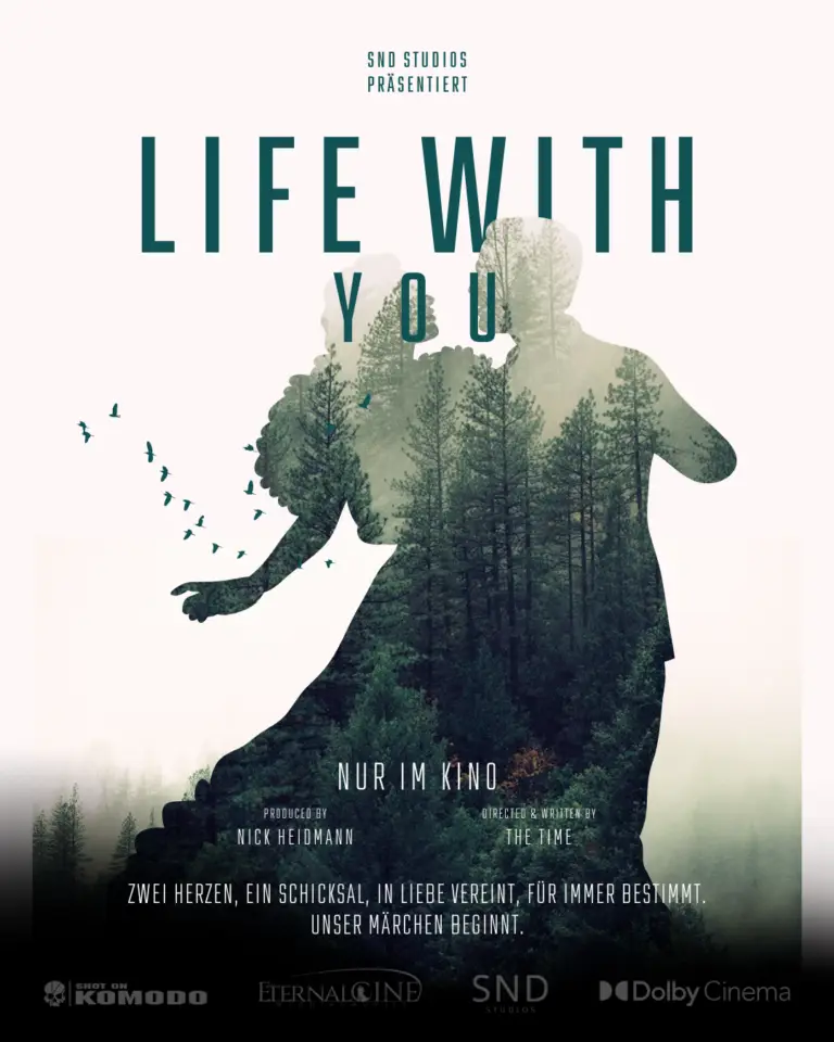 Beige Green Double Exposure Movie Instagram Post